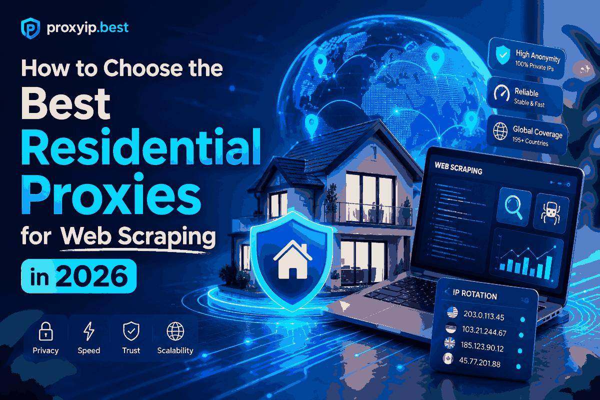 How to Choose the Best Residential Proxies for Web Scraping in 2026