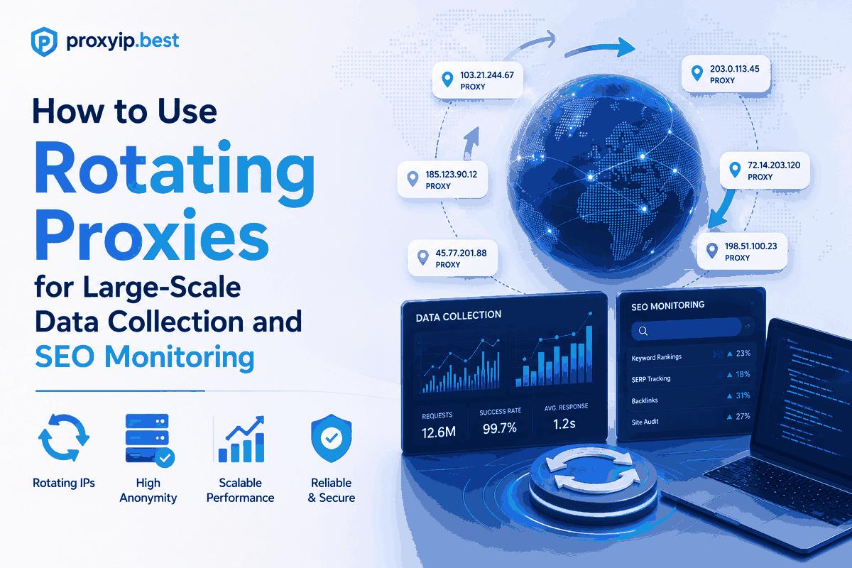 How to Use Rotating Proxies for Large-Scale Data Collection and SEO Monitoring